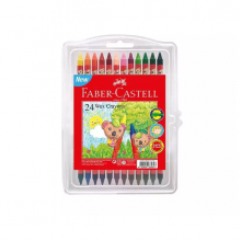 Faber-Castell Non Toxic Wax Crayon 24 Colours 122426