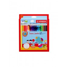 Stabilo Swans Jumbo 18 Colored Pencils 1875J