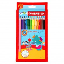 Stabilo 1877J Swans Jumbo 12c Color Pencil (L)