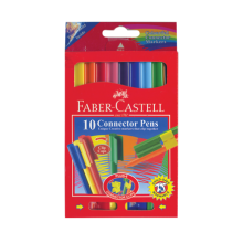Faber-Castell Connector Marker Pens (10's) Color Pens / Warna Pencil / Colour Marker Pen 11-150-A