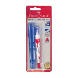 Faber-Castell Writing & Correction Pack (Ball Pen & Correction Pen) Faber-Castell Writing & Correction Pack (Ball Pen & Correction Pen)